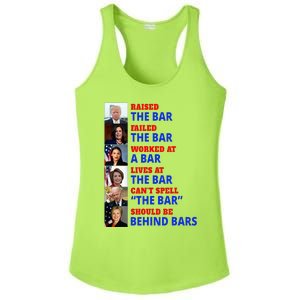 Trump Raised The Bar Harris Failed The Bar Ladies PosiCharge Competitor Racerback Tank