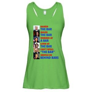 Trump Raised The Bar Harris Failed The Bar Ladies Essential Flowy Tank