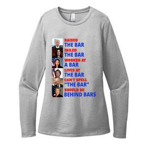 Trump Raised The Bar Harris Failed The Bar Womens CVC Long Sleeve Shirt