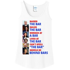 Trump Raised The Bar Harris Failed The Bar Ladies Essential Tank