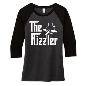 The Rizzler Women's Tri-Blend 3/4-Sleeve Raglan Shirt