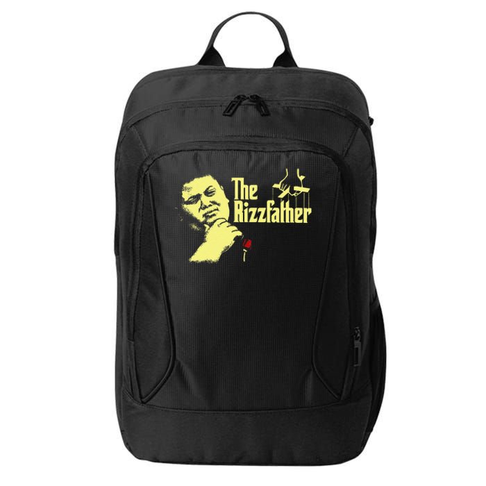 The Rizzfather The Rizzler Godfather Funny Meme Gift City Backpack