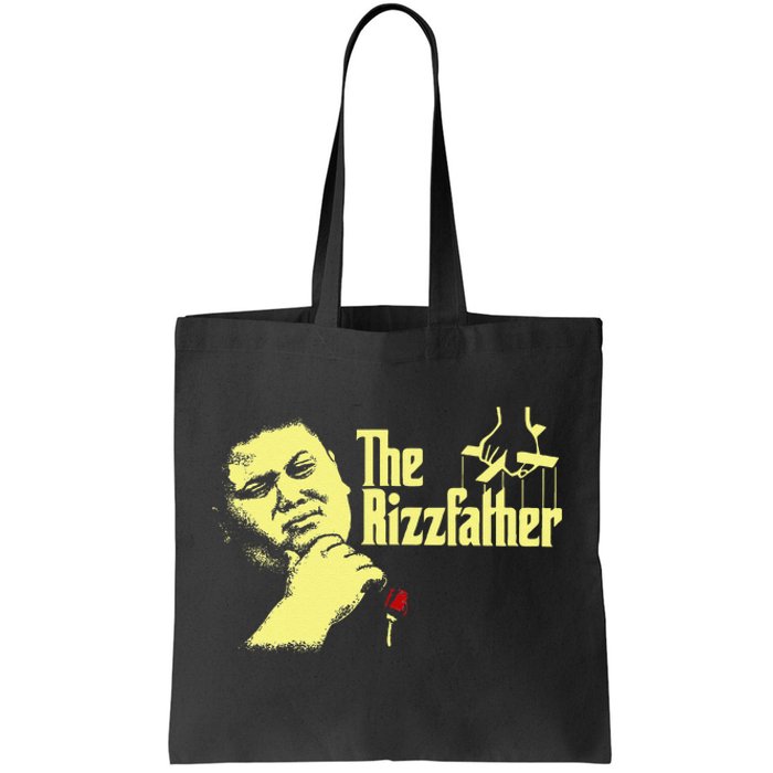 The Rizzfather The Rizzler Godfather Funny Meme Gift Tote Bag