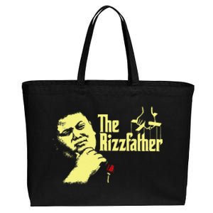 The Rizzfather The Rizzler Godfather Funny Meme Gift Cotton Canvas Jumbo Tote