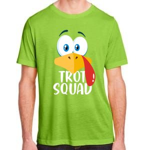 Thanksgiving Running Turkey Trot Squad Gift Adult ChromaSoft Performance T-Shirt