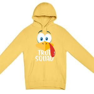 Thanksgiving Running Turkey Trot Squad Gift Premium Pullover Hoodie