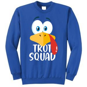 Thanksgiving Running Turkey Trot Squad Gift Tall Sweatshirt