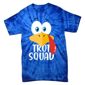 Thanksgiving Running Turkey Trot Squad Gift Tie-Dye T-Shirt