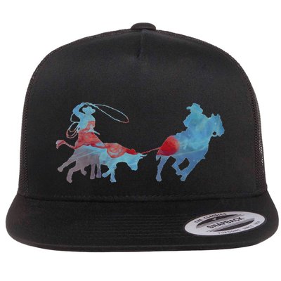 Team Roping Flatbill Hat