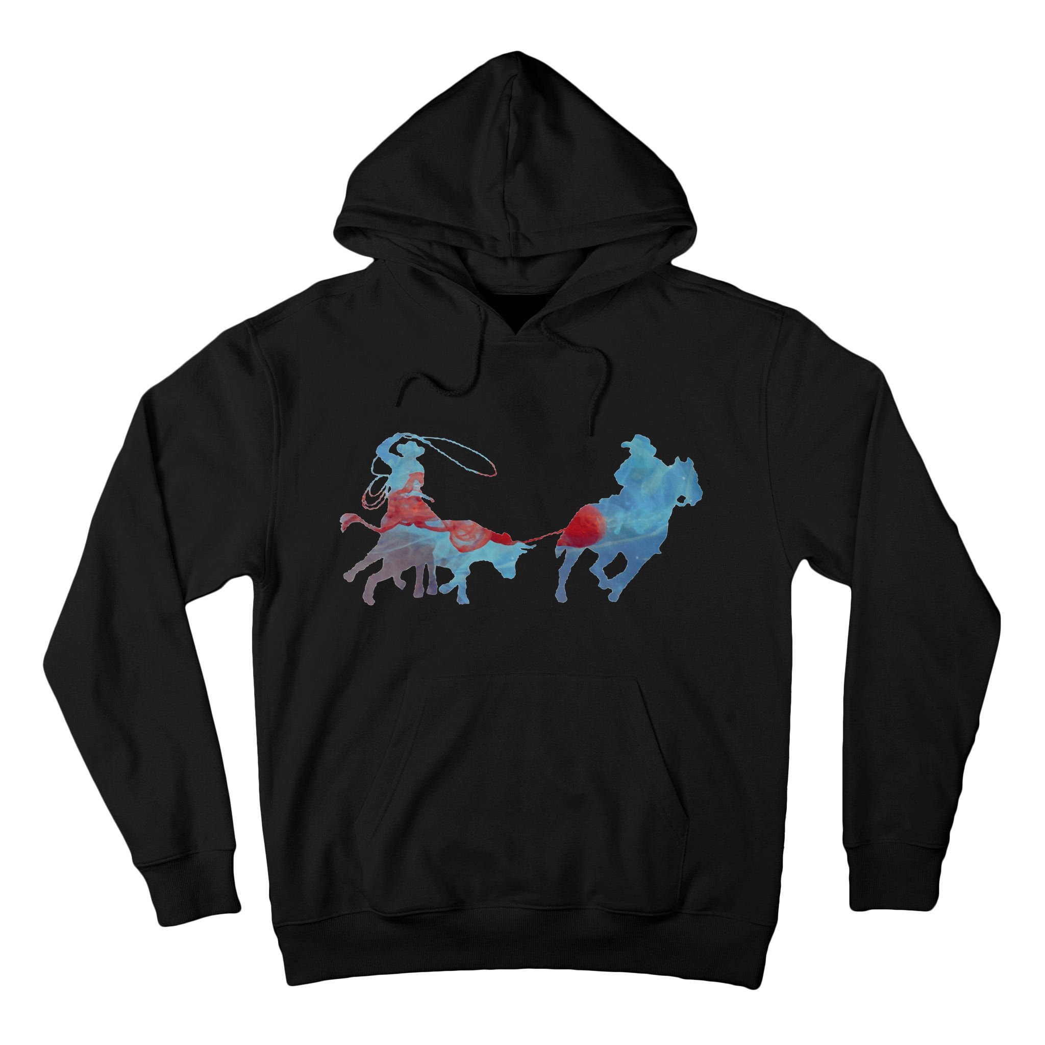 Team Roping Tall Hoodie