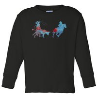 Team Roping Toddler Long Sleeve Shirt