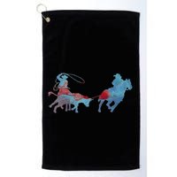 Team Roping Golf Towel