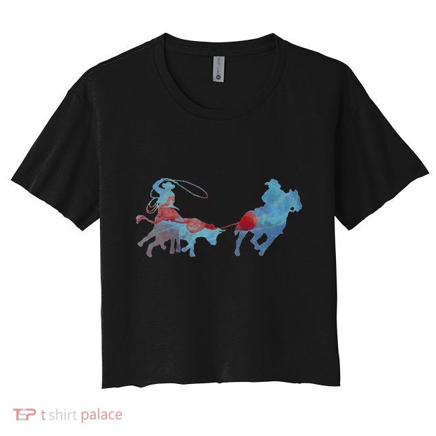 Team Roping Crop Top