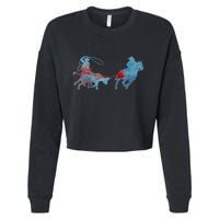 Team Roping Cropped Pullover Crew