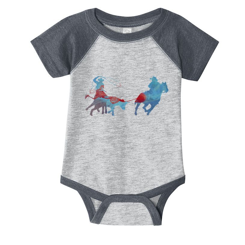 Team Roping Infant Baby Jersey Bodysuit
