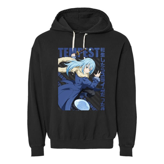 Tensura Rimuru Tempest Garment-Dyed Fleece Hoodie