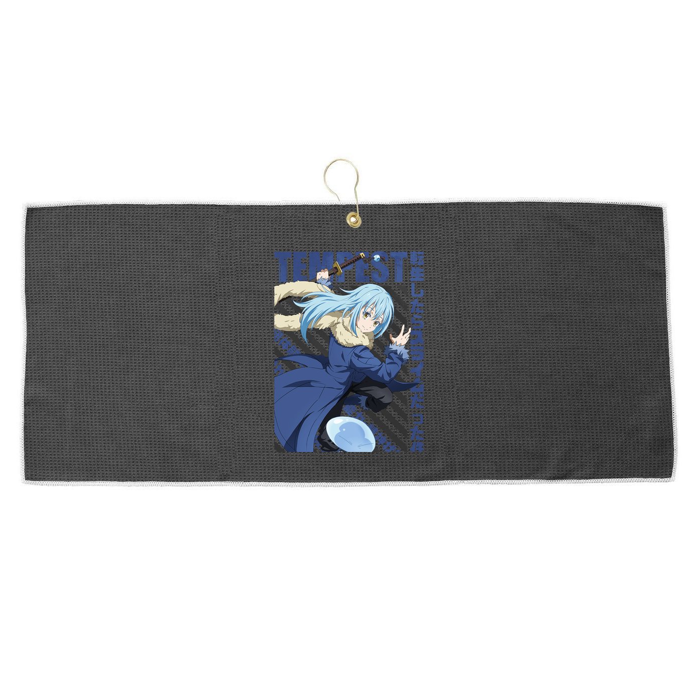 Tensura Rimuru Tempest Large Microfiber Waffle Golf Towel