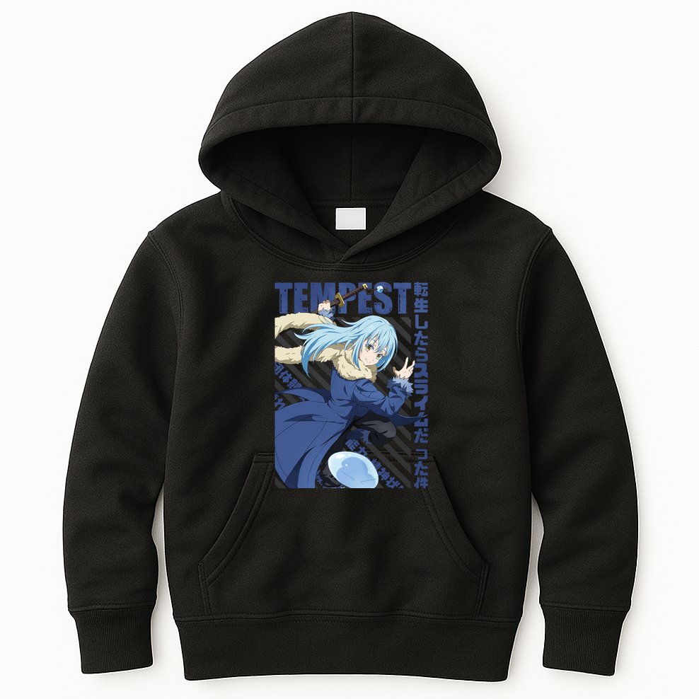 Tensura Rimuru Tempest Kids Hoodie