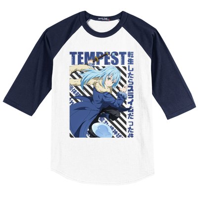 Tensura Rimuru Tempest Baseball Sleeve Shirt