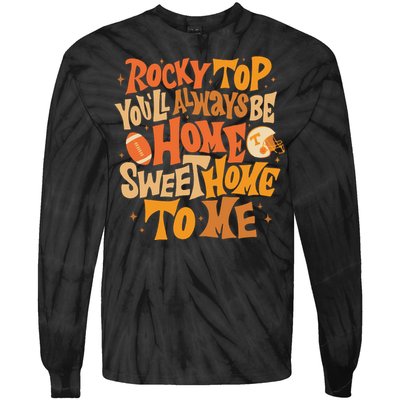 Tennessee Rocky Top Home Sweet Home Tie-Dye Long Sleeve Shirt