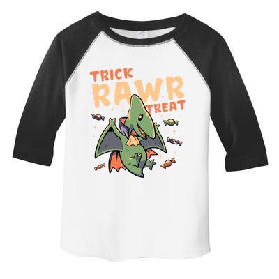 Trick Rawr Treat Cute Creepy Halloween Dino Vampire Gift Toddler Fine Jersey T-Shirt