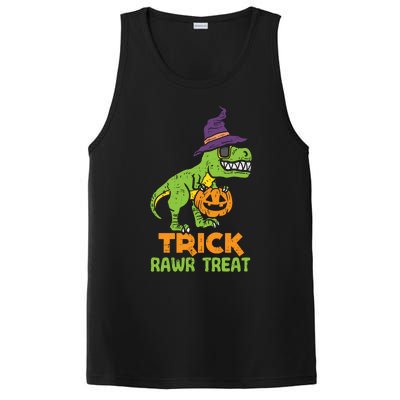 Trick Rawr Treat Dinosaur Dino Trex Halloween Cute Gift PosiCharge Competitor Tank