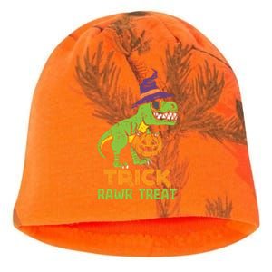 Trick Rawr Treat Dinosaur Dino Trex Halloween Cute Gift Kati - Camo Knit Beanie