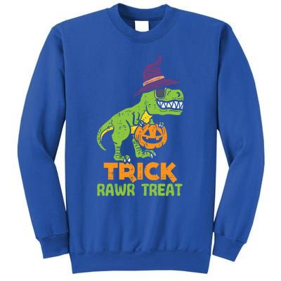 Trick Rawr Treat Dinosaur Dino Trex Halloween Cute Gift Sweatshirt