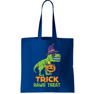 Trick Rawr Treat Dinosaur Dino Trex Halloween Cute Gift Tote Bag