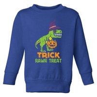 Trick Rawr Treat Dinosaur Dino Trex Halloween Cute Gift Toddler Sweatshirt