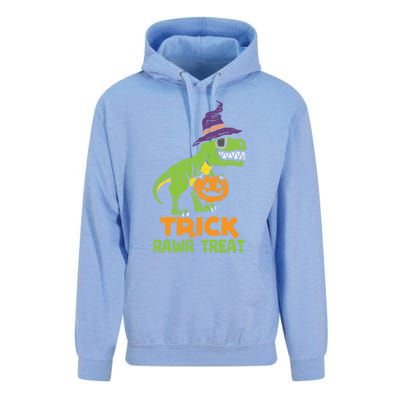 Trick Rawr Treat Dinosaur Dino Trex Halloween Cute Gift Unisex Surf Hoodie