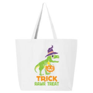 Trick Rawr Treat Dinosaur Dino Trex Halloween Cute Gift 25L Jumbo Tote