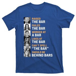 Trump Raised The Bar Biden Cant Spell The Bar Funny Republican T-Shirt