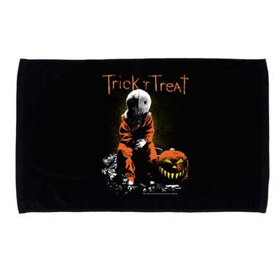 Trick R Treat Sitting Sam Funny Gift Microfiber Hand Towel