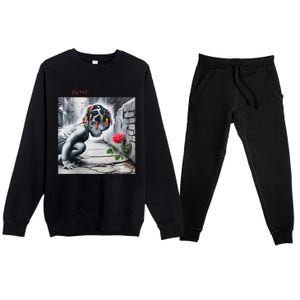 The Rose That Grew Premium Crewneck Sweatsuit Set