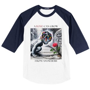 The Rose That Grew Baseball Sleeve Shirt