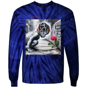 The Rose That Grew Tie-Dye Long Sleeve Shirt