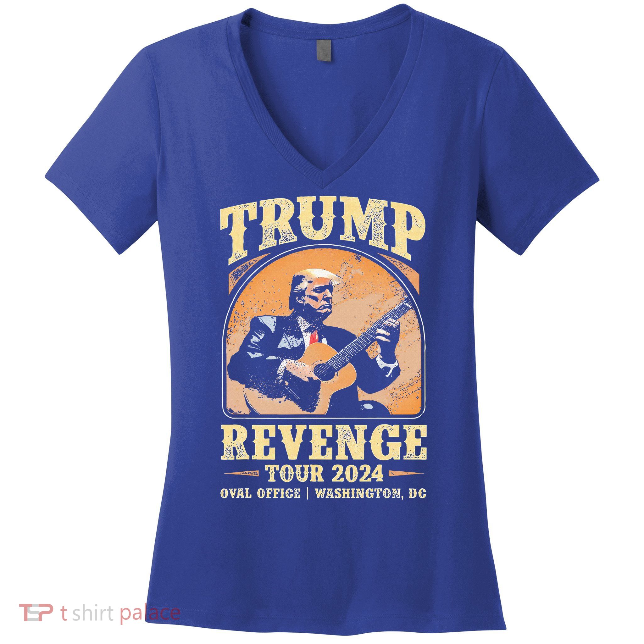 Trump Revenge Tour 2024  Women's V-Neck T-Shirt