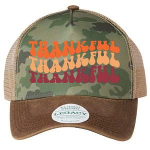 Thankful Retro Thanksgiving Legacy Tie Dye Trucker Hat