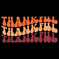 Thankful Retro Thanksgiving 16 in Basic Backpack