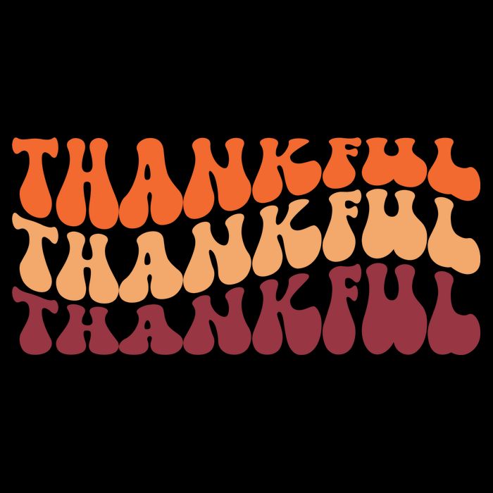 Thankful Retro Thanksgiving 16 in Basic Backpack