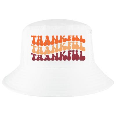 Thankful Retro Thanksgiving Cool Comfort Performance Bucket Hat