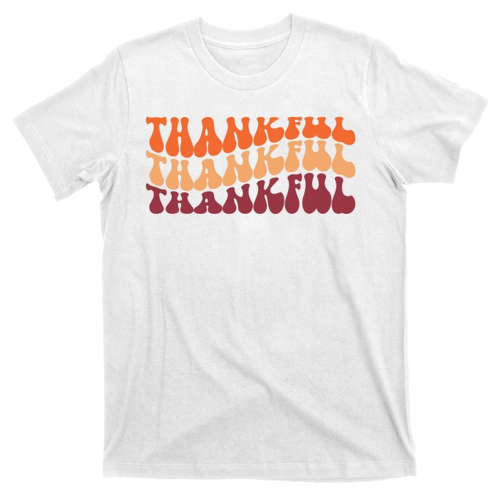 Thankful Retro Thanksgiving T-Shirt