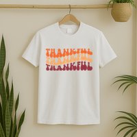 Thankful Retro Thanksgiving T-Shirt