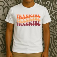 Thankful Retro Thanksgiving T-Shirt
