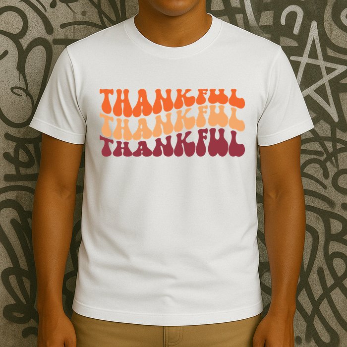 Thankful Retro Thanksgiving T-Shirt