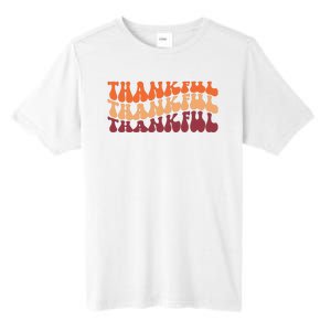 Thankful Retro Thanksgiving Tall Fusion ChromaSoft Performance T-Shirt