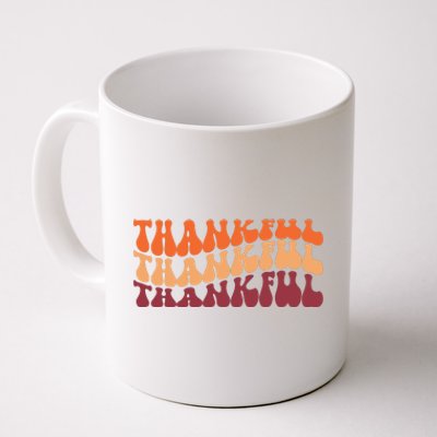 Thankful Retro Thanksgiving Coffee Mug