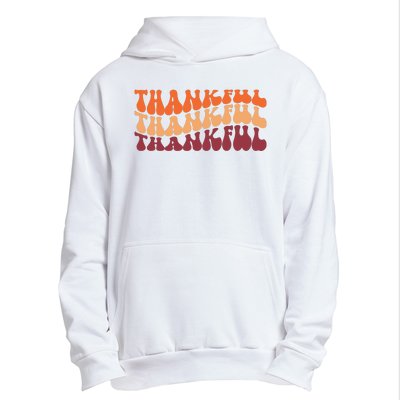 Thankful Retro Thanksgiving Urban Pullover Hoodie