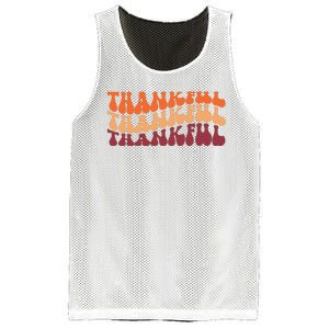 Thankful Retro Thanksgiving Mesh Reversible Basketball Jersey Tank